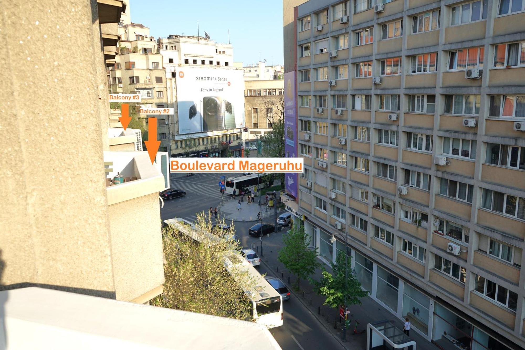Spacious 3Br, 2Bt With 5 Balconies Bukarest Kültér fotó